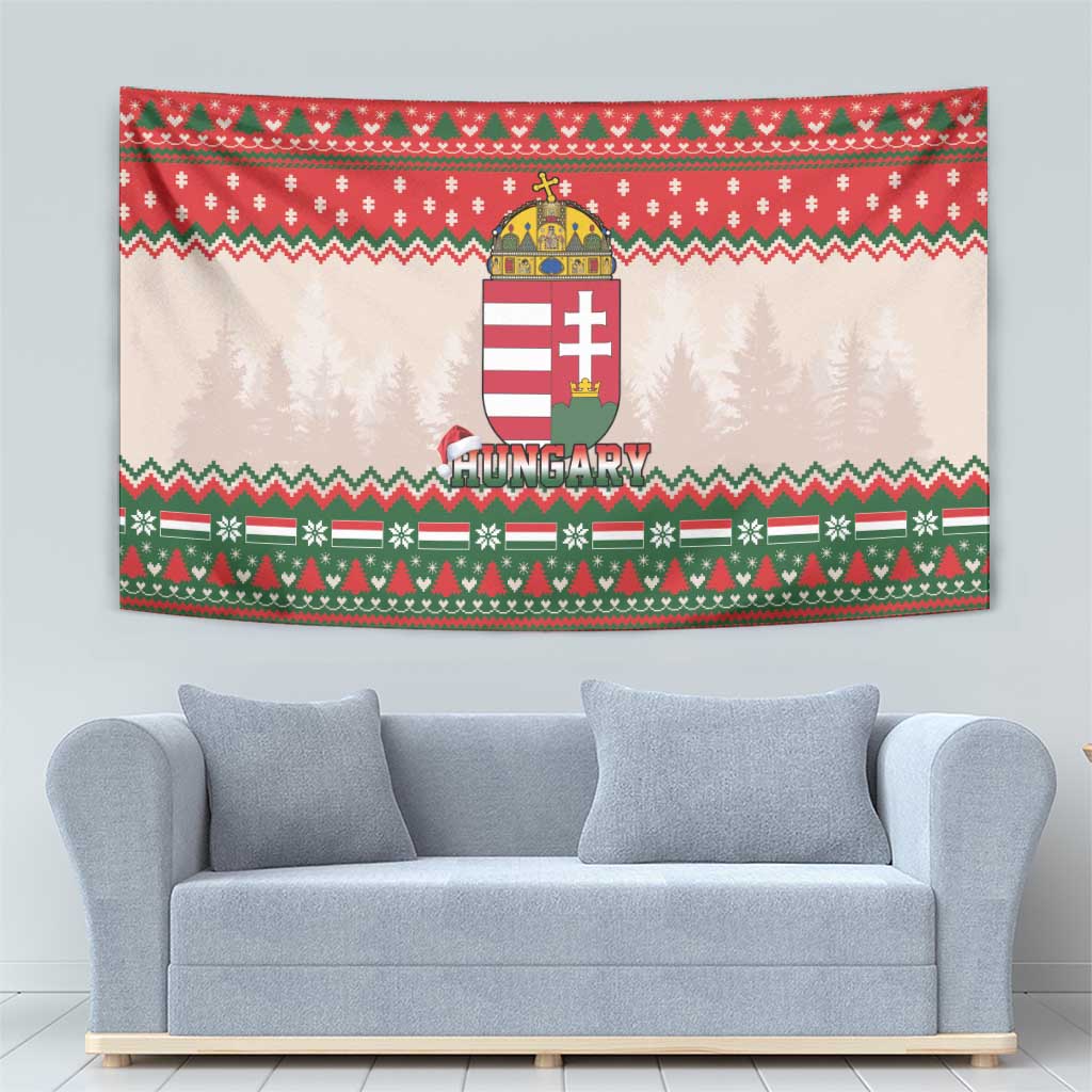 Hungary Christmas Tapestry Magyarorszag Boldog Karacsonyt - Wonder Print Shop