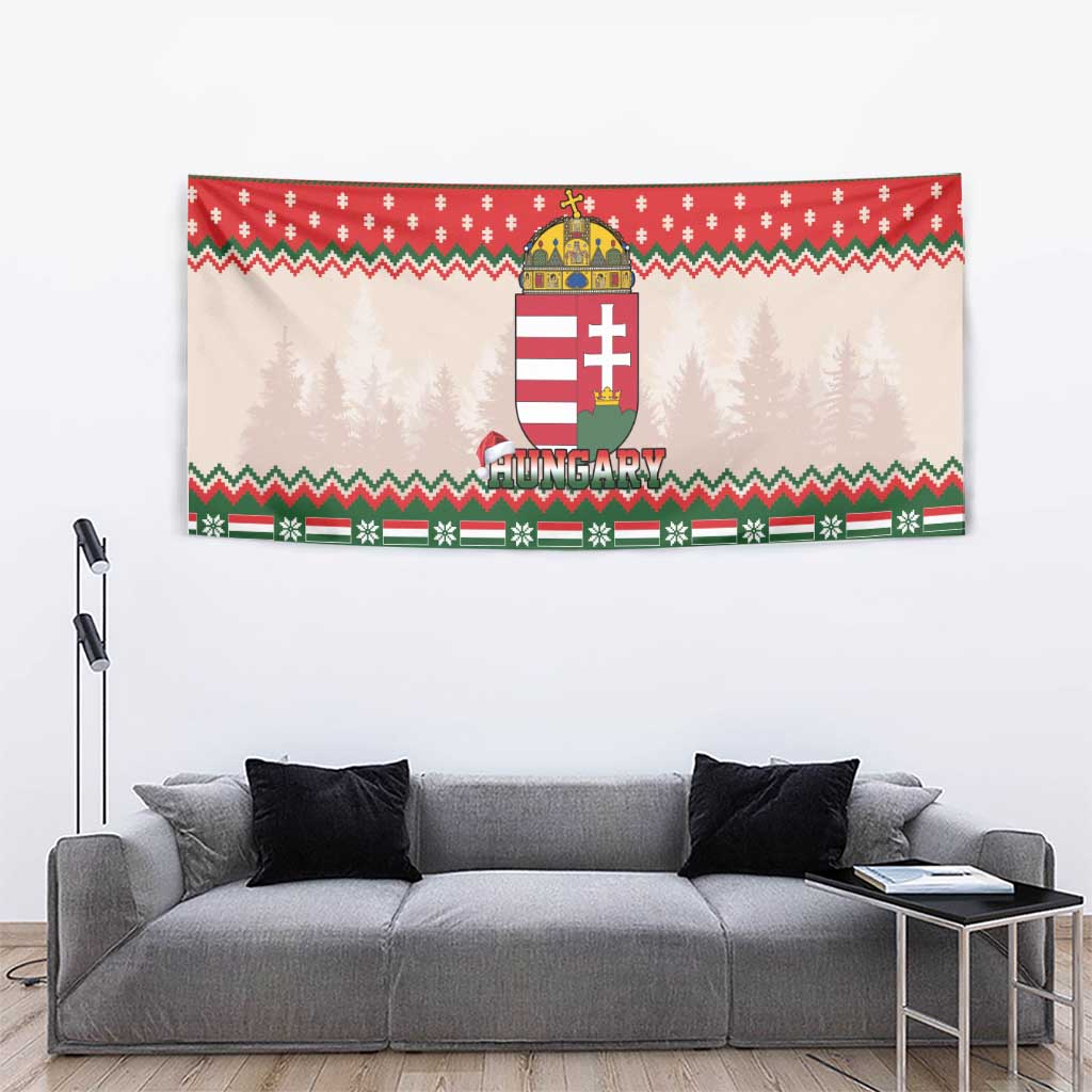 Hungary Christmas Tapestry Magyarorszag Boldog Karacsonyt - Wonder Print Shop