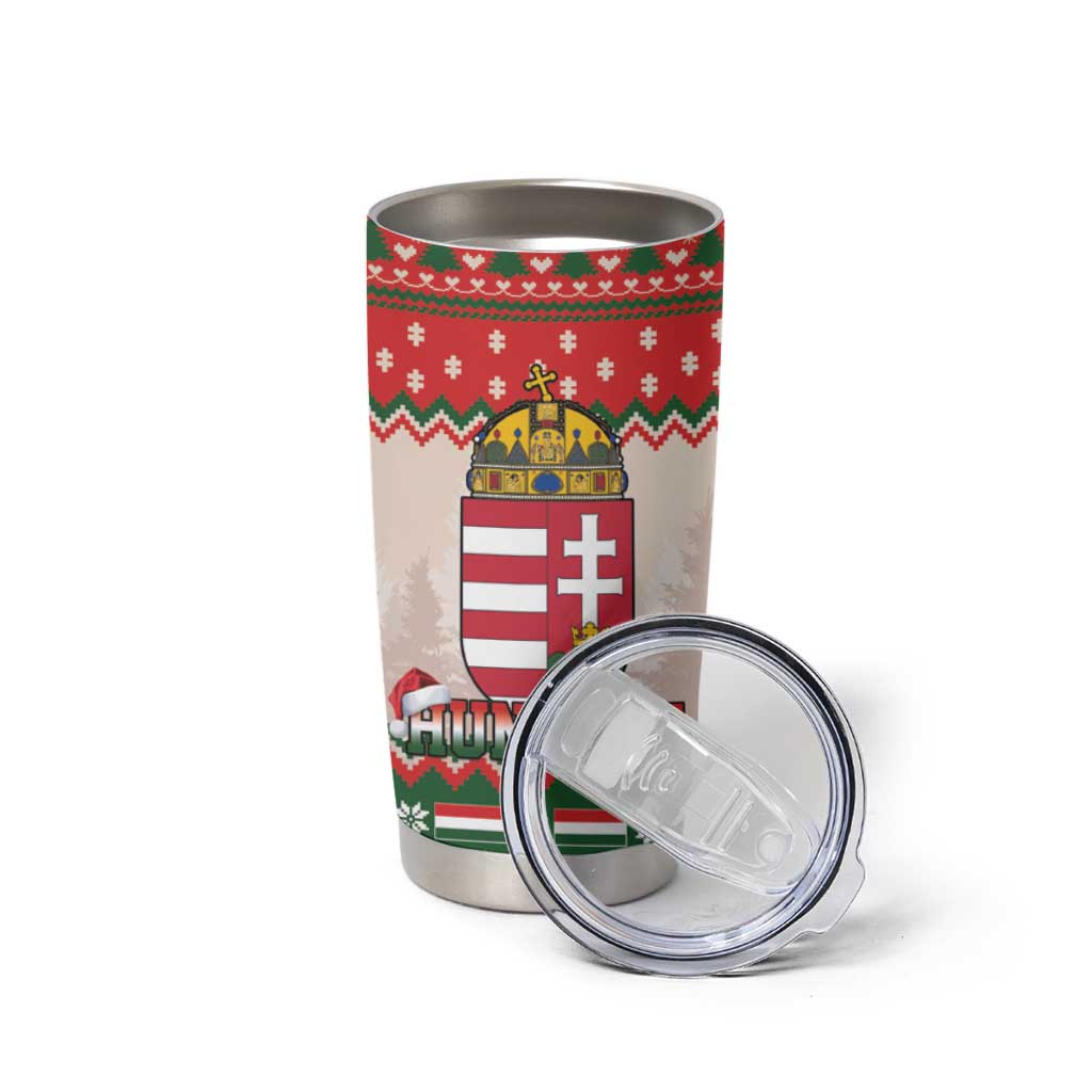 Hungary Christmas Tumbler Cup Magyarorszag Boldog Karacsonyt - Wonder Print Shop