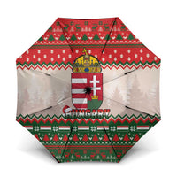 Hungary Christmas Umbrella Magyarorszag Boldog Karacsonyt - Wonder Print Shop