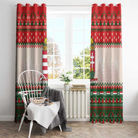 Hungary Christmas Window Curtain Magyarorszag Boldog Karacsonyt - Wonder Print Shop