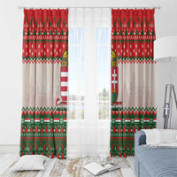 Hungary Christmas Window Curtain Magyarorszag Boldog Karacsonyt - Wonder Print Shop