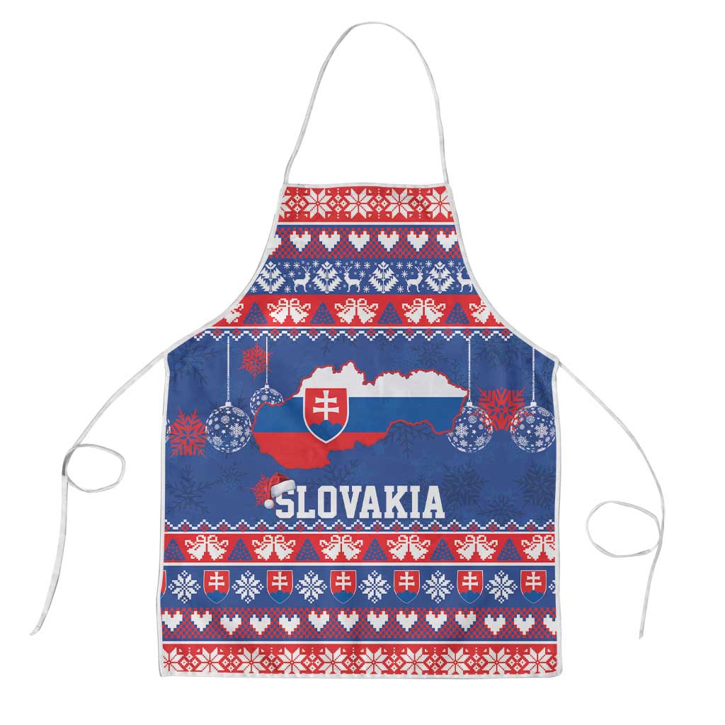 Slovakia Christmas Apron Slovakian Double Cross Map - Wonder Print Shop