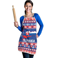 Slovakia Christmas Apron Slovakian Double Cross Map - Wonder Print Shop