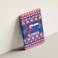 Slovakia Christmas Canvas Wall Art Slovakian Double Cross Map - Wonder Print Shop