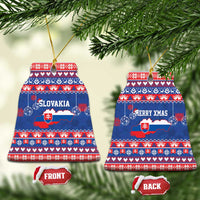 Slovakia Christmas Ceramic Ornament Slovakian Double Cross Map - Wonder Print Shop