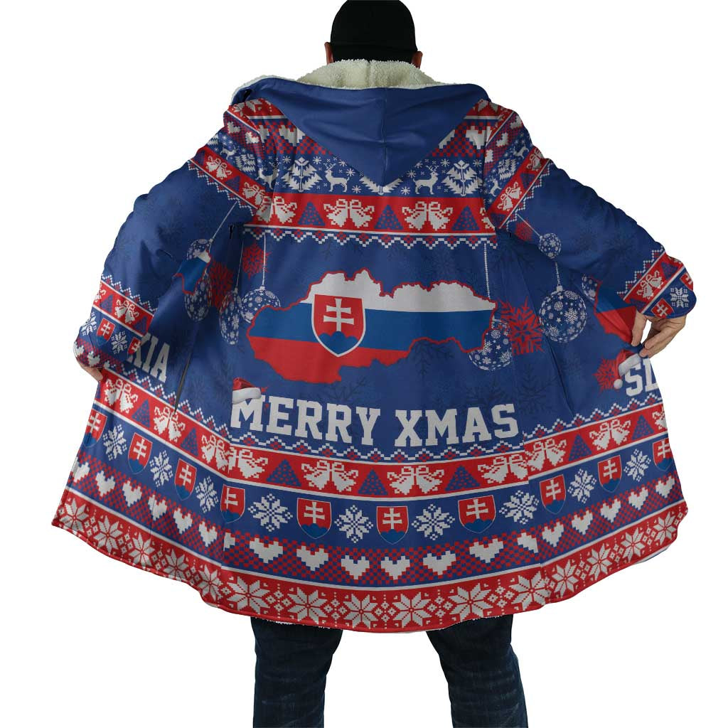 Slovakia Christmas Cloak Slovakian Double Cross Map - Wonder Print Shop
