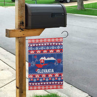 Slovakia Christmas Garden Flag Slovakian Double Cross Map - Wonder Print Shop