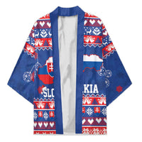 Slovakia Christmas Kimono Slovakian Double Cross Map - Wonder Print Shop