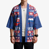 Slovakia Christmas Kimono Slovakian Double Cross Map - Wonder Print Shop