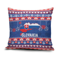 Slovakia Christmas Pillow Cover Slovakian Double Cross Map - Wonder Print Shop
