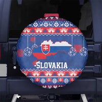 Slovakia Christmas Spare Tire Cover Slovakian Double Cross Map - Wonder Print Shop
