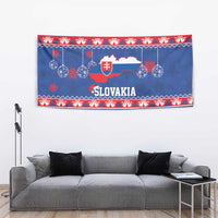 Slovakia Christmas Tapestry Slovakian Double Cross Map - Wonder Print Shop