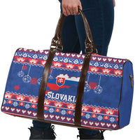 Slovakia Christmas Travel Bag Slovakian Double Cross Map - Wonder Print Shop