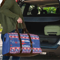 Slovakia Christmas Travel Bag Slovakian Double Cross Map - Wonder Print Shop