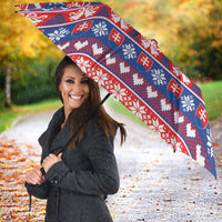 Slovakia Christmas Umbrella Slovakian Double Cross Map - Wonder Print Shop