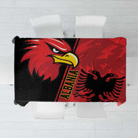 Albania Eagle Tablecloth National Emblem Grunge Pattern - Wonder Print Shop