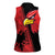 Albania Eagle Women Sleeveless Polo Shirt National Emblem Grunge Pattern - Wonder Print Shop
