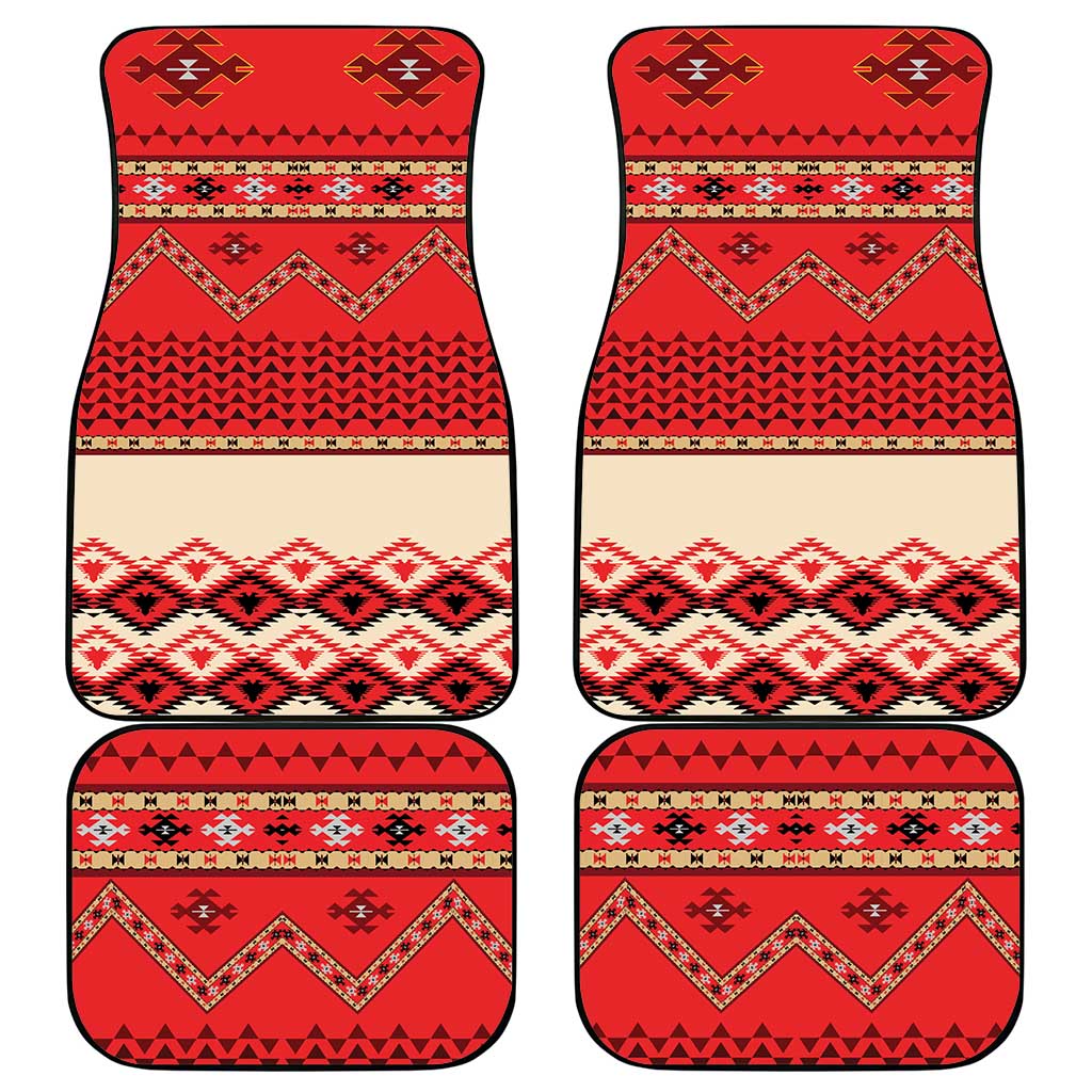 Folk Albanian Patterns Eagle Car Mats - Wonder Print Shop