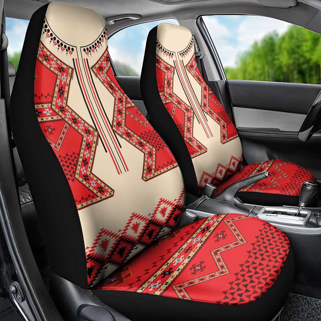 Folk Albanian Patterns Eagle Car Seat Cover - Wonder Print Shop
