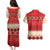 Folk Albanian Patterns Eagle Couples Matching Puletasi and Hawaiian Shirt - Wonder Print Shop