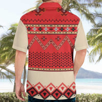 Folk Albanian Patterns Eagle Hawaiian Shirt - Wonder Print Shop