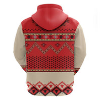 Folk Albanian Patterns Eagle Hoodie - Wonder Print Shop
