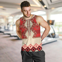 Folk Albanian Patterns Eagle Men Tank Top - Wonder Print Shop