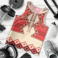 Folk Albanian Patterns Eagle Men Tank Top - Wonder Print Shop