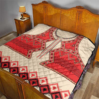 Folk Albanian Patterns Eagle Quilt - Wonder Print Shop