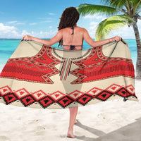 Folk Albanian Patterns Eagle Sarong - Wonder Print Shop