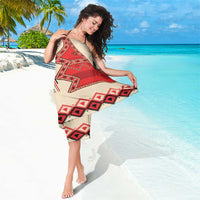 Folk Albanian Patterns Eagle Sarong - Wonder Print Shop