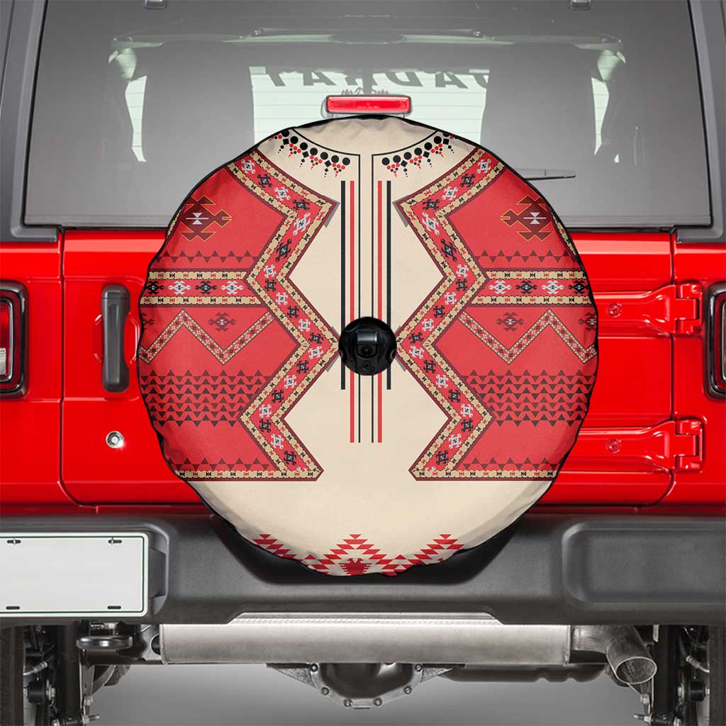Folk Albanian Patterns Eagle Spare Tire Cover - Wonder Print Shop