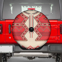 Folk Albanian Patterns Eagle Spare Tire Cover - Wonder Print Shop