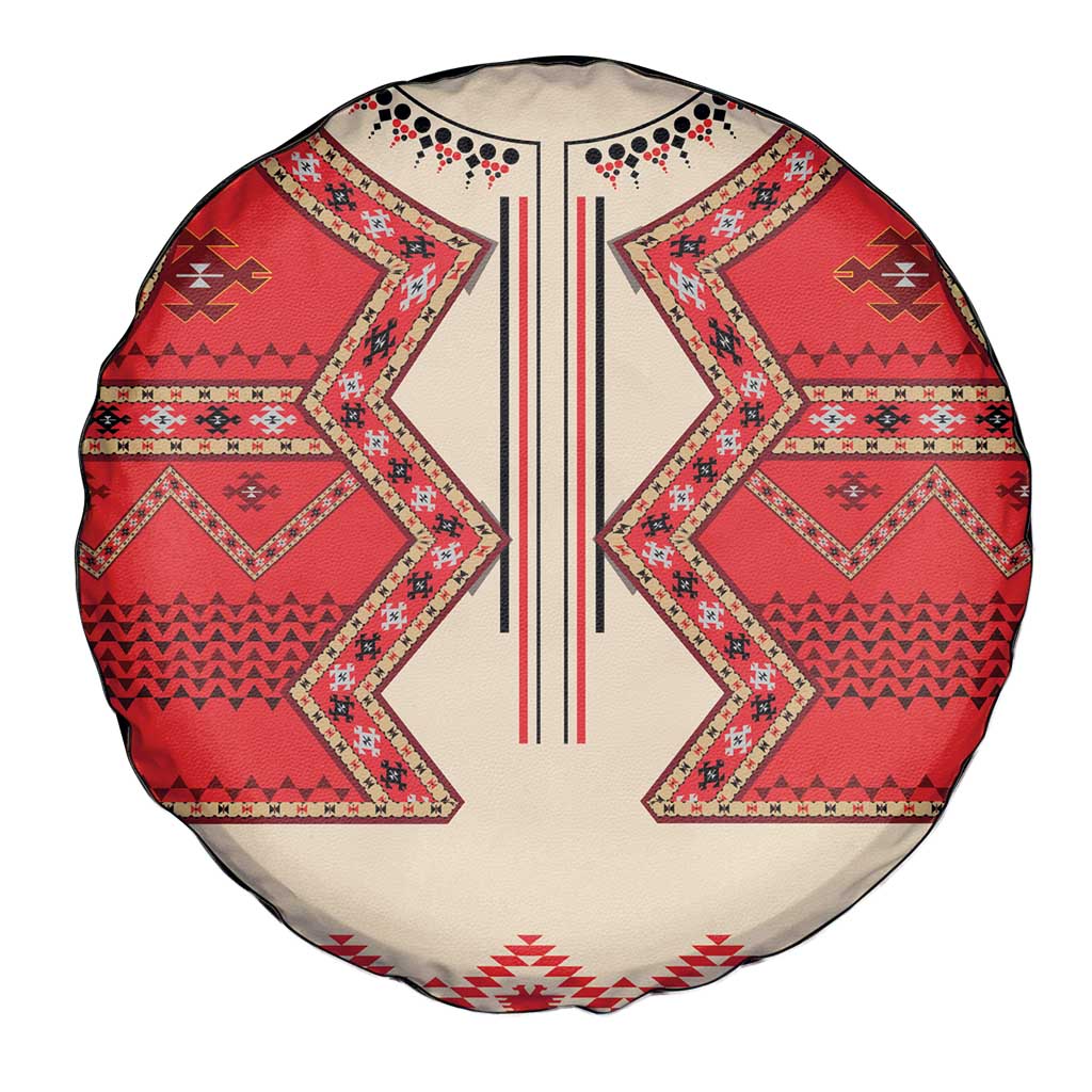 Folk Albanian Patterns Eagle Spare Tire Cover - Wonder Print Shop