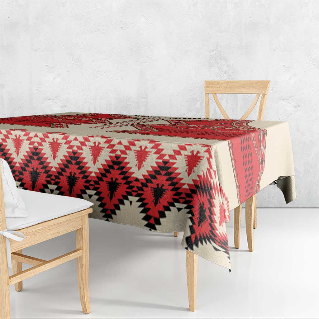 Folk Albanian Patterns Eagle Tablecloth - Wonder Print Shop