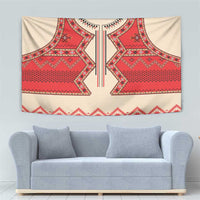 Folk Albanian Patterns Eagle Tapestry - Wonder Print Shop