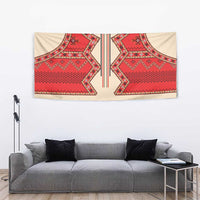 Folk Albanian Patterns Eagle Tapestry - Wonder Print Shop