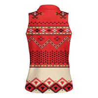 Folk Albanian Patterns Eagle Women Sleeveless Polo Shirt - Wonder Print Shop