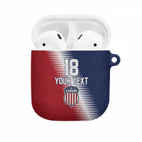 Custom USA Soccer Spirit AirPods Case Abstract Stars Style - Wonder Print Shop