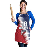 Custom USA Soccer Spirit Apron Abstract Stars Style - Wonder Print Shop