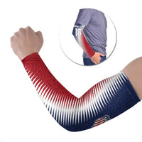 Custom USA Soccer Spirit Arm Sleeves Abstract Stars Style - Wonder Print Shop