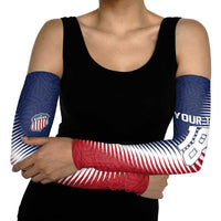Custom USA Soccer Spirit Arm Sleeves Abstract Stars Style - Wonder Print Shop
