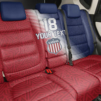 Custom USA Soccer Spirit Back Car Seat Cover Abstract Stars Style - Wonder Print Shop