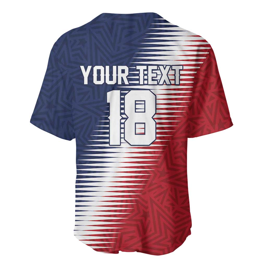 Custom USA Soccer Spirit Baseball Jersey Abstract Stars Style - Wonder Print Shop