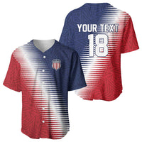 Custom USA Soccer Spirit Baseball Jersey Abstract Stars Style - Wonder Print Shop