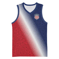 Custom USA Soccer Spirit Basketball Jersey Abstract Stars Style - Wonder Print Shop