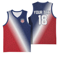 Custom USA Soccer Spirit Basketball Jersey Abstract Stars Style - Wonder Print Shop