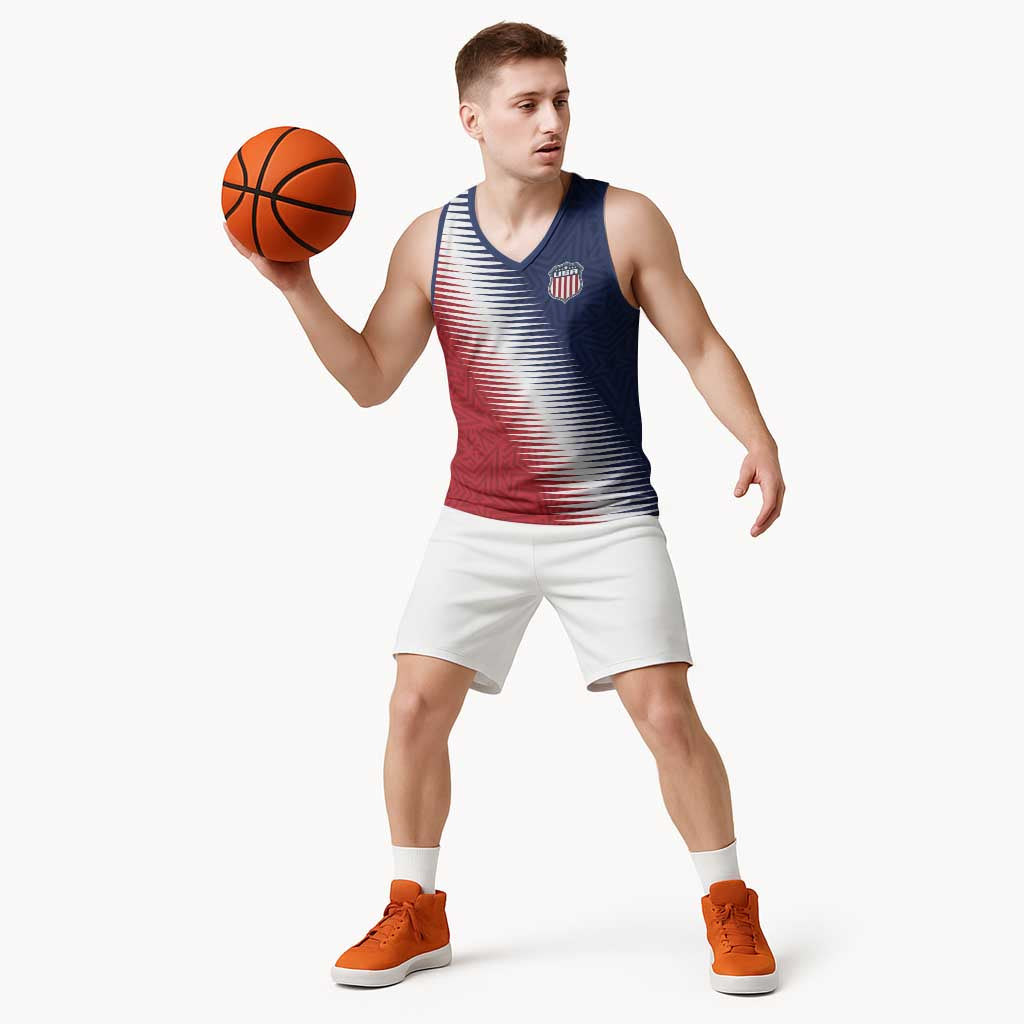 Custom USA Soccer Spirit Basketball Jersey Abstract Stars Style - Wonder Print Shop