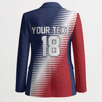Custom USA Soccer Spirit Blazer Abstract Stars Style - Wonder Print Shop